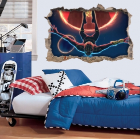 Vinili decorativi 3d spider-man no way home