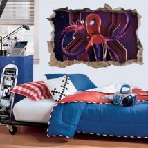 Vinili decorativi pareti 3d spider-man no way home