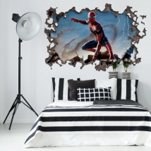 Vinili effetto buco nel muro 3d spider-man no way home