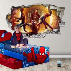 Vinili decorativi e adesivi 3d spider-man no way home