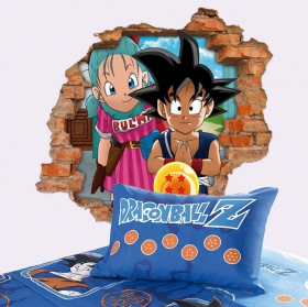 Vinili e adesivi 3d dragon ball son goku