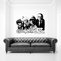Vinile e adesivi gorillaz