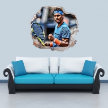 Vinili parete 3d tennis rafa nadal
