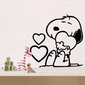 Vinili e adesivi snoopy