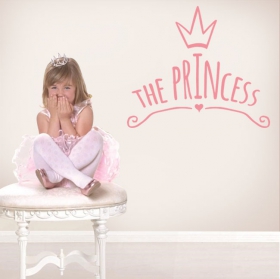 Vinile decorativo e adesivi the princess