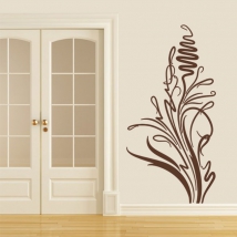 Vinile decorativo e adesivi pennellate floreali