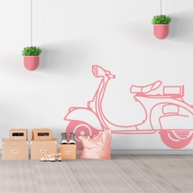 Vinile decorativo e adesivi moto vespa