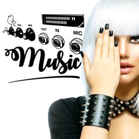 Vinile decorativo e adesivi music