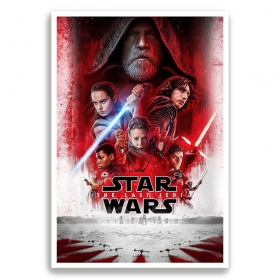 Poster o fogli decorativi di guerre stellari gli ultimi jedi