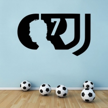 Vinile e adesivi calcio logo cristiano ronaldo