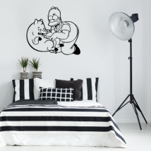 Vinile decorativo e adesivi homer simpson