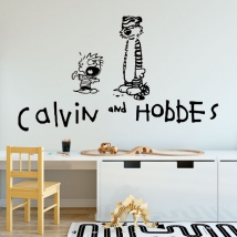 Vinili adesivi calvin and hobbes