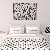 Vinile decorativo keith haring