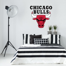 Stickers murali e adesivi scudo chicago bulls