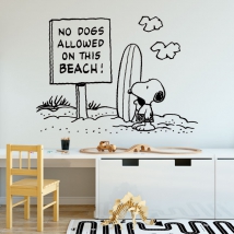 Vinile cartone animato snoopy