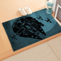Zerbini stampati di star wars millennium falcon ship