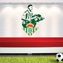 Vinile decorativo giocatore di calcio joaquín real betis football
