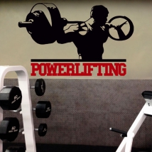 Vinile decorativo per palestre powerlifting