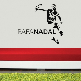Vinile e adesivi tennis rafa nadal