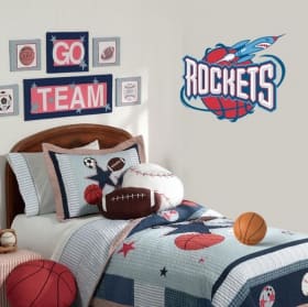 Vinile e adesivi scudo basket nba rockets
