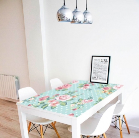 Vinili adesivi fiori per decorare le tavole