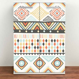 Vinili stile hippie per decorare mobili o armadi