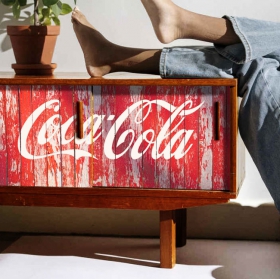 Vinile per mobili o armadi coca-cola
