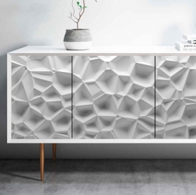 Vinili per decorare mobili o armadi poligoni 3d