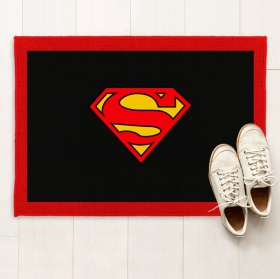 Tappeto o zerbino superuomo logo