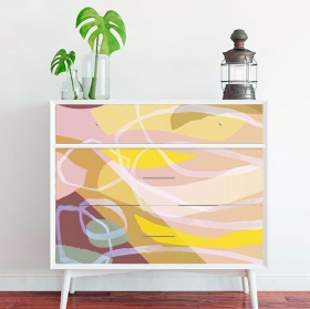 Vinili illustrazione per decorare mobili o armadi