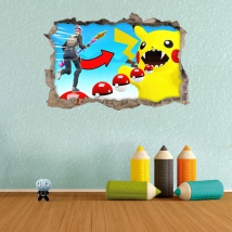 Vinili adesivi 3d pokemon fortnite