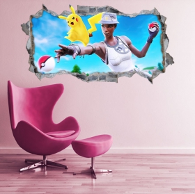 Vinili pareti 3d pokemon fortnite