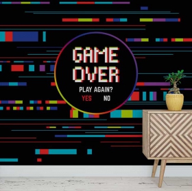 Gioco su carta da parati o murale