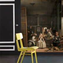 Pittura murale o carta da parati meninas velázquez