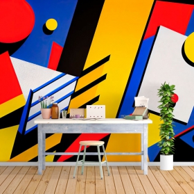 Gioventù murale o carta da parati pittura arte astratta