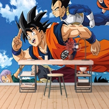Drago fotomurale o da parati dragone goku