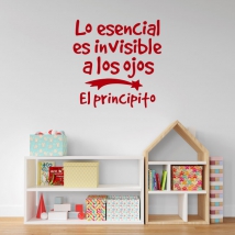 Vinili frase il piccolo principe l'essenziale è invisibile agli occhi
