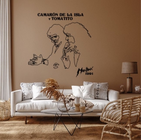 Vinile adesivo isola gamberetti e pomodoro