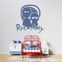 Adesivi decorativi in ​​​​vinile rick e morty