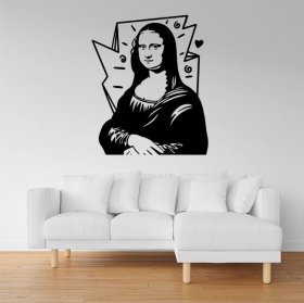 Adesivi in ​​vinile la gioconda da vinci