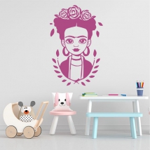 Adesivi in ​​vinile cartone animato frida kahlo