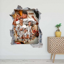 Vinile 3d con foro jude bellingham collage