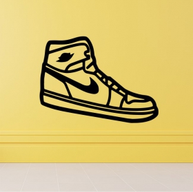 Sagoma adesiva in vinile della sneaker air jordan