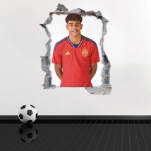 Vinile 3d del calciatore lamine yamal