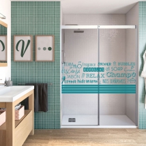 Vinili per schermi frasi di bagni