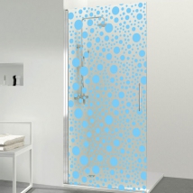 Vinili schermi del bagno cerchi