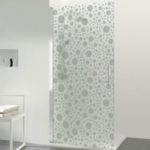 Cerchi in vinile per divisori da bagno