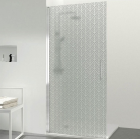 Vinile adesivo per schermi da bagno