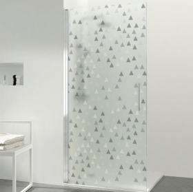 Vinile per schermi triangoli colorati